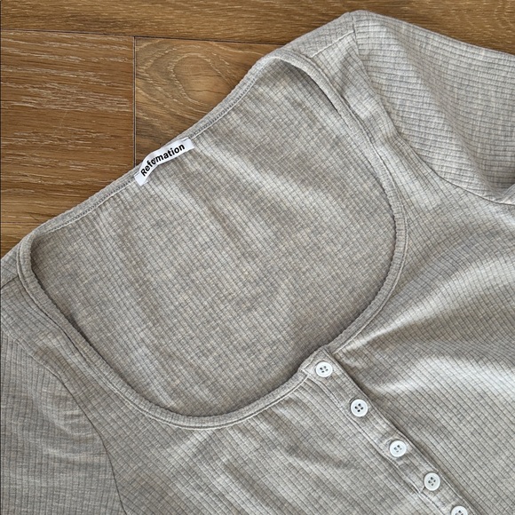 Reformation Ribbed Skirt Set - Picture 2 of 6